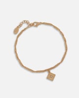 ‎ اسوره نسائيه بتصميم أنيق بلون ذهبي | ZJB002L01