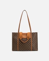 ‎ شنطة نسائيه من الجلد باللون البني | ZLH773F07070...