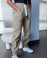 ‎ بنطلون نسائي الفي اند كو رياضي بلون بيج