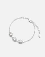 ‎ اسوارة نسائية بتصميم أنيق بلون فضي | ZJB144F1103