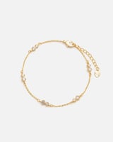 ‎ اسوارة نسائية بتصميم ناعم باللون الذهبي | MJB060...