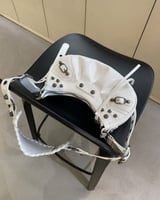 ‎ شنطة نسائية أنيقة بلون أبيض