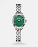 ‎ ساعة نسائية بسير ستيل باللون الفضي