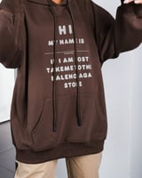 ‎ هودي نسائي الفي اند كو أنيق بلون بني