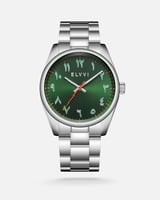  ساعة رجالية إلڤي ستيل بلون فضي