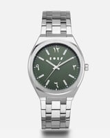 ‎ ساعة آن الرجالية ستيل باللون الفضي | NAS021M1108...