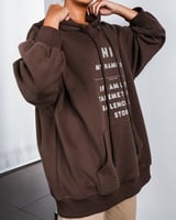 ‎ هودي نسائي الفي اند كو أنيق بلون بني