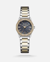 ‎ ساعة الفي نسائيه بسير ستيل بلون فضي وذهبي | LOS0...