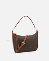 ‎ شنطه نسائيه بتصميم مميز باللون البني | NLH008F07...