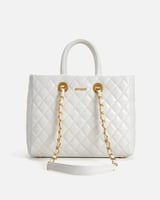 شنطة نسائية إمزوري بلون أبيض