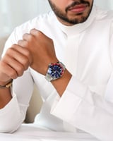 ‎ ساعة رجالية ستيل باللون الفضي | ZAS454M110511