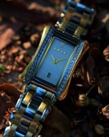 ‎ ساعة نسائية آن ستيل باللون الذهبي و الفضي