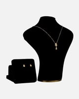 ‎ طقم نسائي فينشي أنيق بلون ذهبي