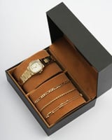 هدايا نسائية الفي اند كو بتصميم أنيق ساعة واساور