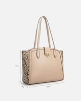 ‎ شنطة نسائيه ايمزوري من الجلد البيج | ELH024F7601