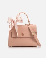 ‎ شنطة نسائية من الفي بلون وردي