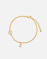 ‎ اسوارة نسائية بتصميم ناعم بلون ذهبي | MJB013F010...