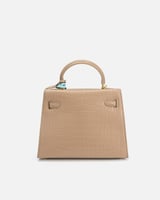 شنطة نسائية الفي اند كو بتصميم مميز بلون بيج