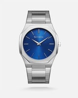 ساعة رجالية ستيل كلاسيك بلون فضي الفي اند كو