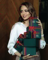 شنطة نسائية إمزوري جلد بلون أسود