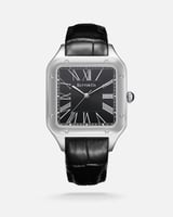 ساعة رجالية الفي اند كو بسير جلد بلون أسود