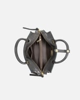 شنطة نسائية إمزوري جلد بلون رمادي