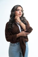 ‎ ساعة نسائية آن ستيل باللون الذهبي