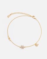 ‎ خلخال نسائي ناعم بلون ذهبي