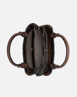 شنطة نسائية الفي اند كو من الجلد بلون أسود