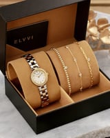 ‎ طقم هدايا نسائي إلڤي بتصميم كلاسيك | SLOS032L060...