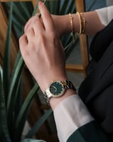 ‎ طقم هدايا نسائية إلڤي ساعة وأساور | SLOS024L0608...