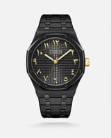 ‎ ساعة رجالية ستيل باللون الأسود