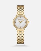 ‎ ساعة نسائية الفي باللون الذهبي | LOS076F010301