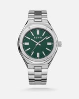 ‎ ساعة رجاليه من إلڤي باللون الفضي | LAS040M040804