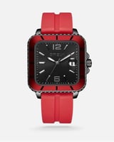 ساعة رجاليه إمزوري ربل بلون أحمر