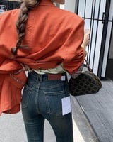 ‎ بنطلون جينز نسائي الفي اند كو بلون أزرق