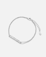 ‎ اسورة نسائية بتصميم جذاب بلون فضي | ZJB132F1103