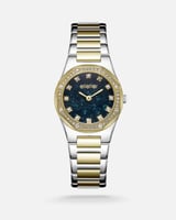 ‎ ساعة نسائيه اليتير بسير ستيل بلون ذهبي وفضي | TO...