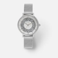 ‎ ساعة زايروس النسائية ستيل فضي | ZAM036L111111W