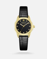 ‎ ساعة نسائية من فنشي بلون أسود