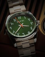  ساعة رجالية إلڤي ستيل بلون فضي