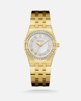 ‎ ساعة نسائية ستيل بلون ذهبي