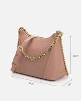 شنطة نسائية مثالية لكل يوم بلون وردي