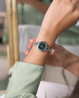 ساعة نسائية إمزوري ستيل باللون الفضي