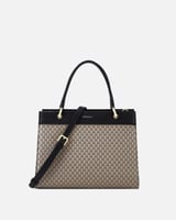 ‎ شنطه نسائيه عمليه بلون أسود وبيج | ELH005F440201