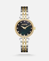 ‎ ساعة نسائيه بسير ستيل بلون فضي وذهبي | TOA034L06...