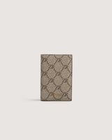 ‎ محفظة وميدالية نسائية زايروس من الجلد بلون أزرق