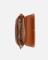 شنطة نسائية الفي اند كو باللون الأزرق والبني