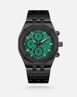 ‎ ساعة رجالية ستيل بلون أسود