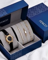 ‎ ساعة نسائية من فنشي مع اساور مجاناً